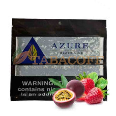 Табак для кальяна Azure Black Line Strawberry passion (Клубника, маракуйя)